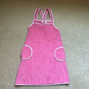 Jacadi pink terry dress - girls size 6
